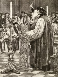 John Colet preaching by English School